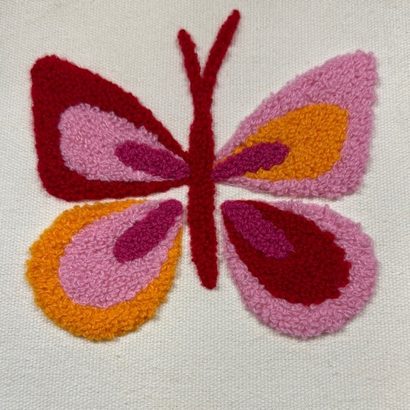 Molly & Rex Canvas Covered Lined Notebook with Crotchet Butterfly Cover - Picture 5 of 5